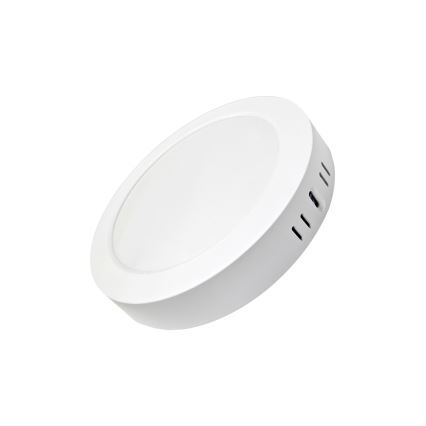 LED Плафониера ROUND LED/18W/230V 4000K Ø 21,5 см бял