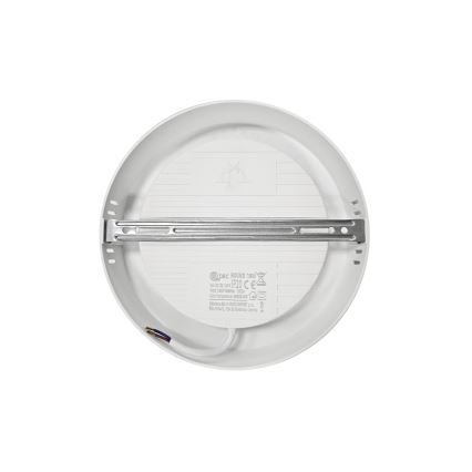 LED Плафониера ROUND LED/18W/230V 4000K Ø 21,5 см бял