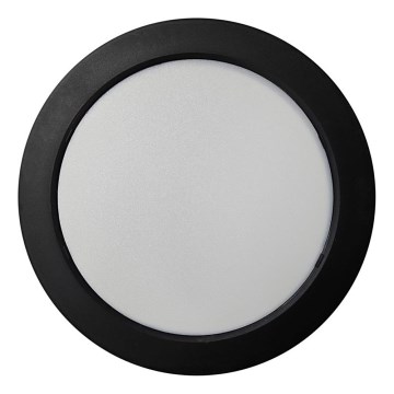 LED Плафониера ROUND LED/18W/230V 4000K Ø 21,7 см черен
