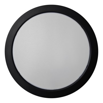 LED Плафониера ROUND LED/24W/230V 4000K Ø 28,8 см черен