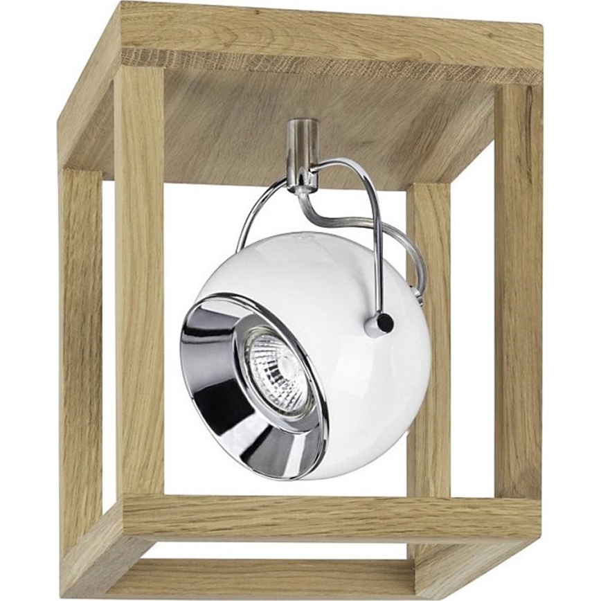 LED Плафониера ROY 1xGU10/5W/230V матов дъб