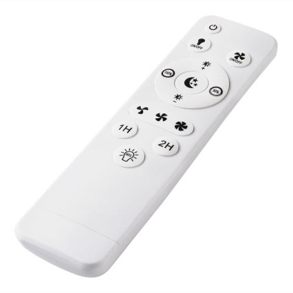 LED Димируем плафон с вентилатор APOLLO LED/38W/230V черен + дистанционно управление