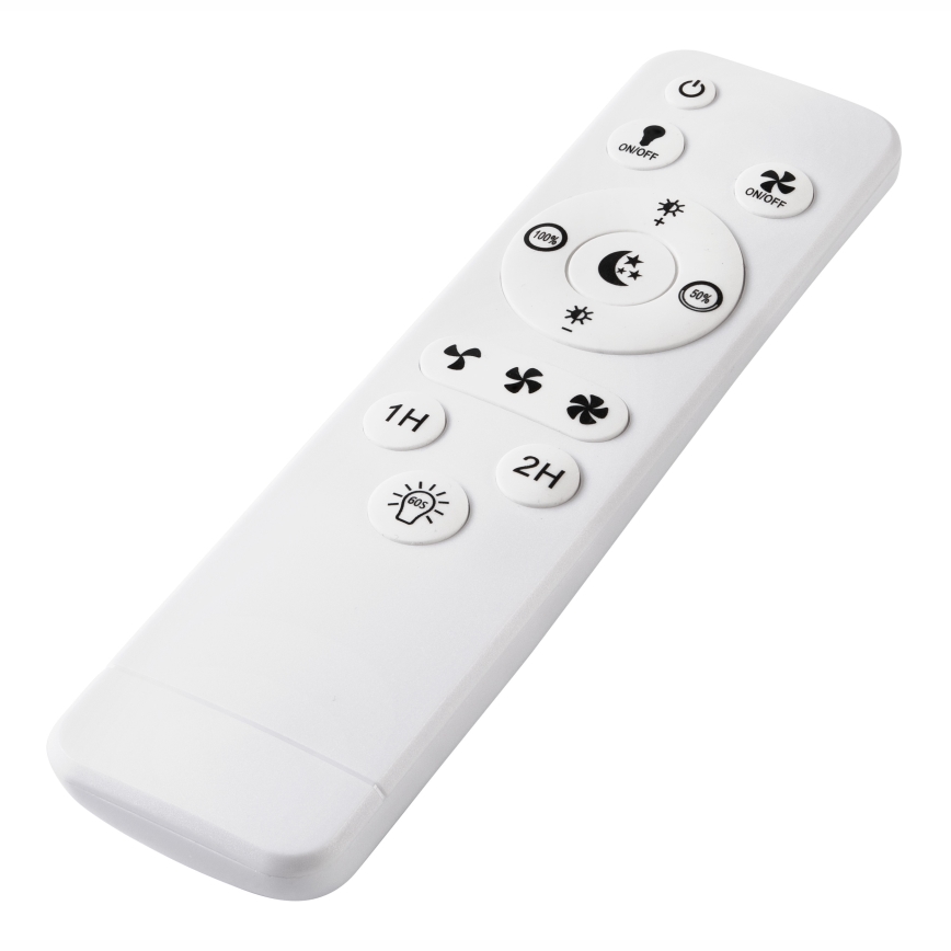 LED Димируем плафон с вентилатор APOLLO LED/38W/230V черен + дистанционно управление