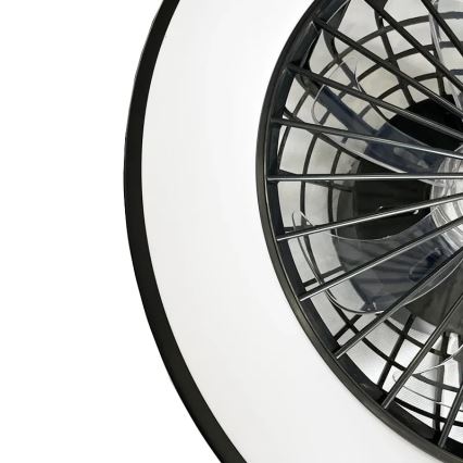 LED Димируем плафон с вентилатор OPAL LED/48W/230V 3000-6500K + дистанционно управление