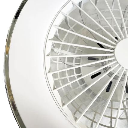 LED Димируем плафон с вентилатор OPAL LED/48W/230V 3000-6500K + дистанционно управление