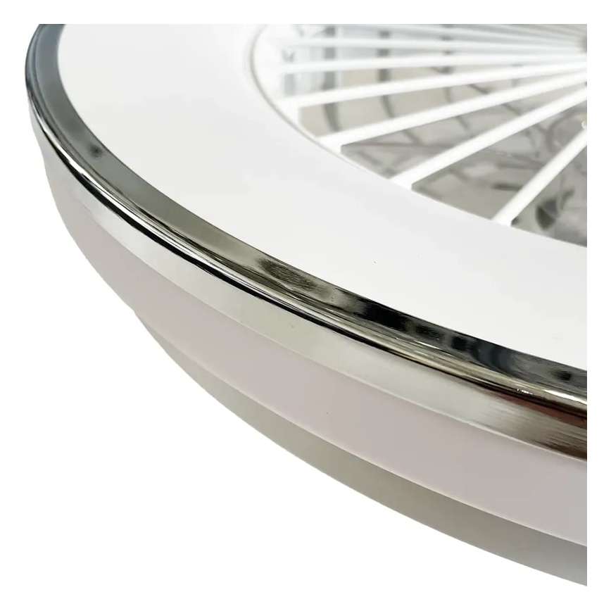 LED Димируем плафон с вентилатор OPAL LED/48W/230V 3000-6500K + дистанционно управление