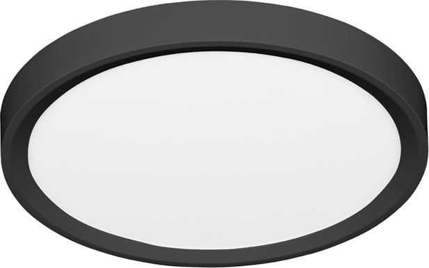 LED Плафониера SALY LED/40W/230V 3000/4000/6000K Ø 50 см IP40 черен