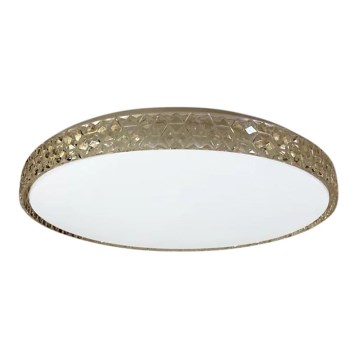 LED Плафониера SHINY LED/34W/230V златист