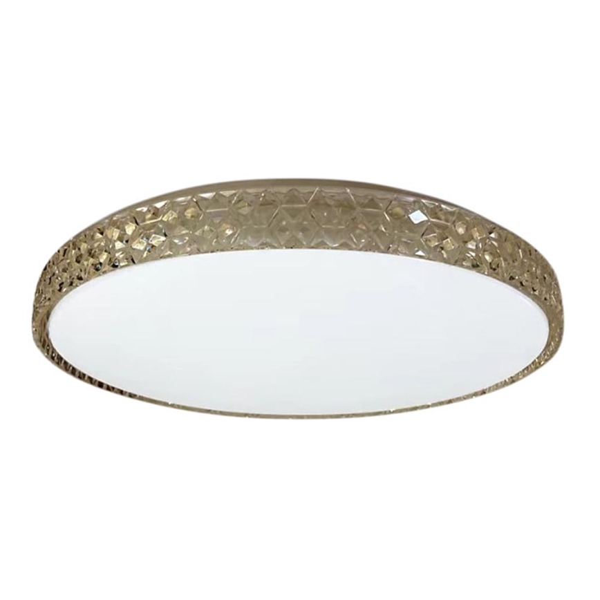 LED Плафониера SHINY LED/34W/230V златист