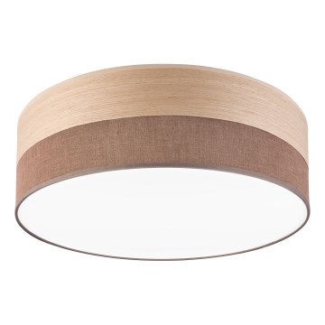 LED Плафониера SIRJA WOOD LED/36W/230V Ø 45 см кафяв/дъб
