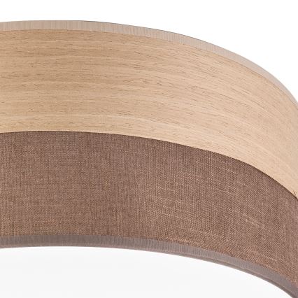 LED Плафониера SIRJA WOOD LED/36W/230V Ø 45 см кафяв/дъб
