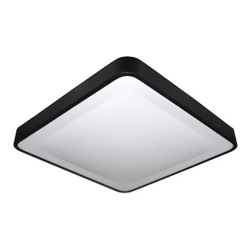 LED Плафониера WILTON LED/24W/230V 37,5x37,5 см черен