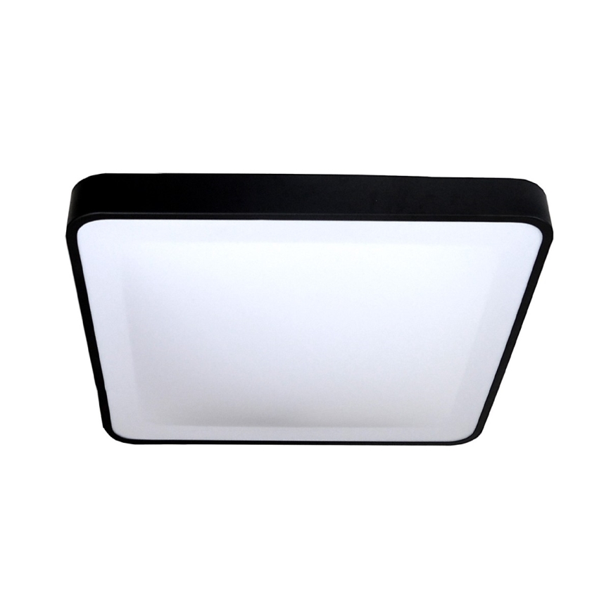 LED Плафониера WILTON LED/24W/230V 37,5x37,5 см черен