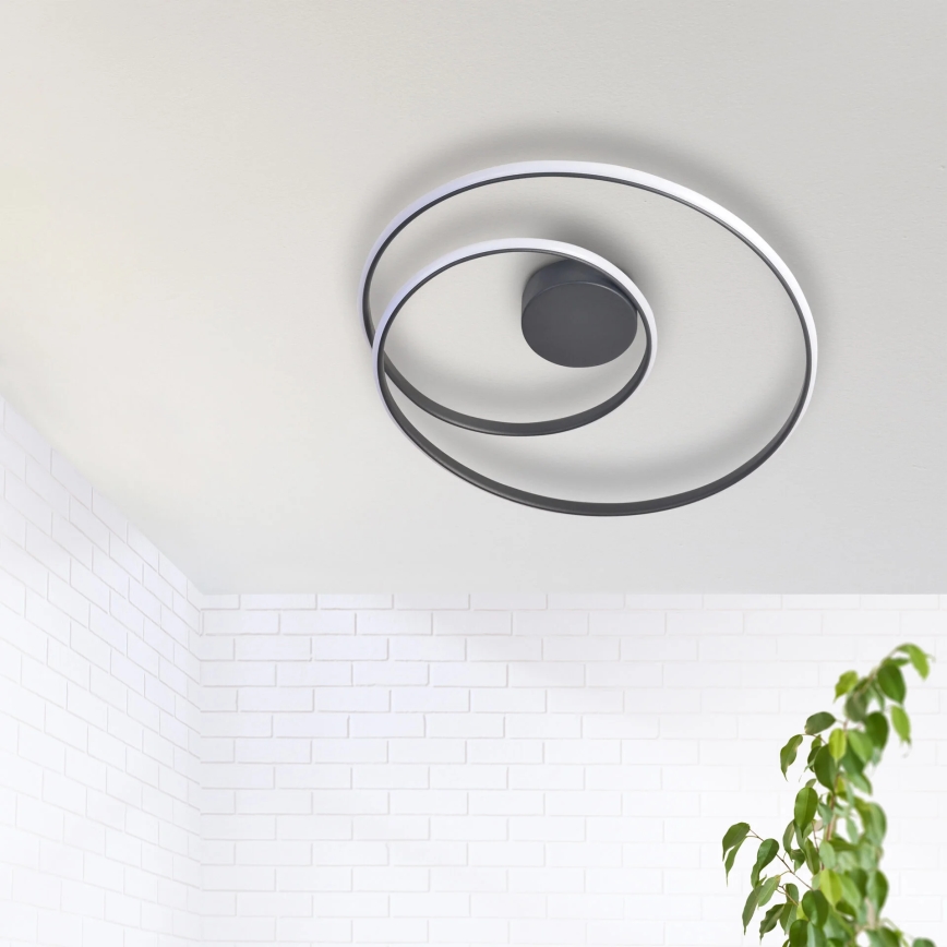 LED Плафониера ZEFIRA LED/40W/230V 4000K Ø 50 см антрацит