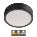 LED Плафон NEXXO LED/12,5W/230V 3000/3500/4000K Ø 17 см черен
