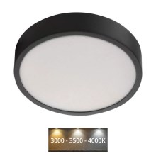 LED Плафон NEXXO LED/21W/230V 3000/3500/4000K Ø 22,5 см черен