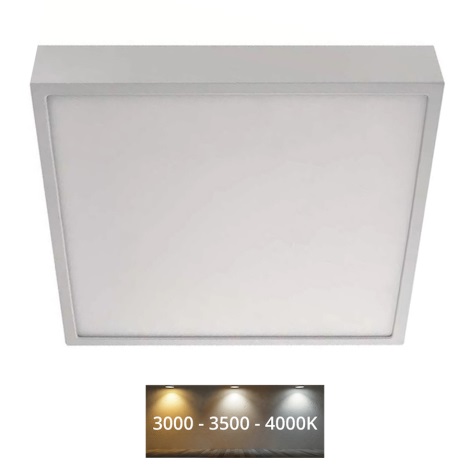 LED Плафон NEXXO LED/28,5W/230V 3000/3500/4000K 30x30 см бял