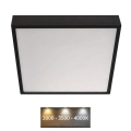 LED Плафон NEXXO LED/28,5W/230V 3000/3500/4000K 30x30 см черен