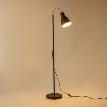 LED подова лампа 1xE27/7W/230V черна