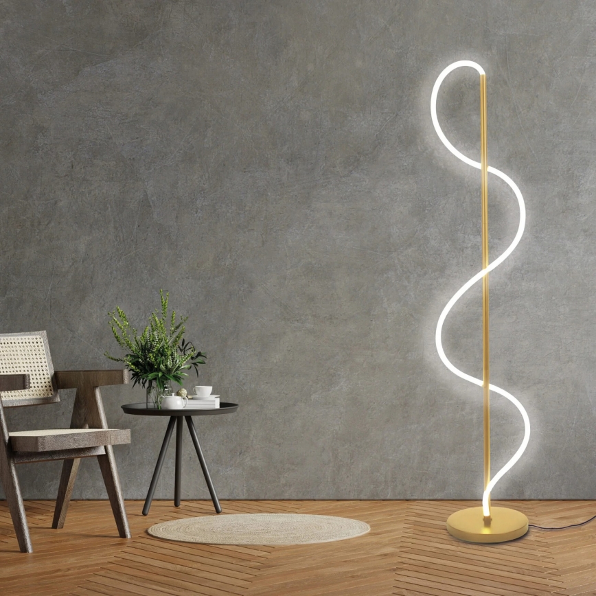 LED подова лампа EMMA LED/24W/230V златна