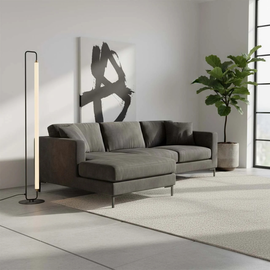 LED подова лампа FELICJA LED/24W/230V 4000K черна