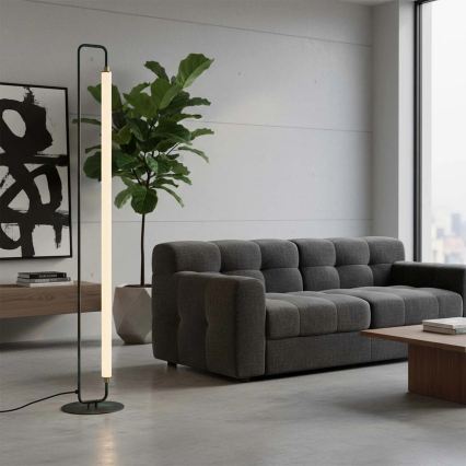 LED подова лампа FELICJA LED/24W/230V 4000K черна