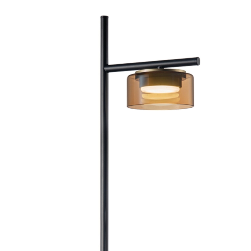 LED подова лампа OFELIA 1xGX53/6W/230V черна/бежова