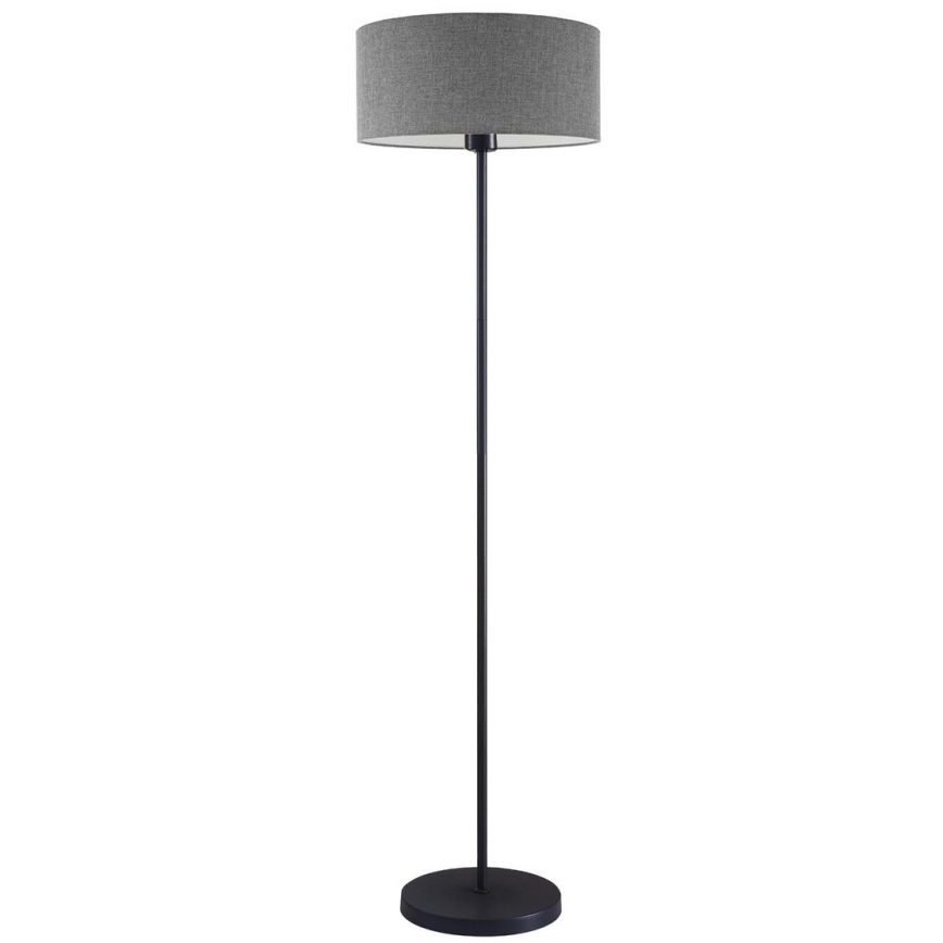 LED подова лампа TUNJA 1xE27/20W/230V диам. 38 см черна/сива
