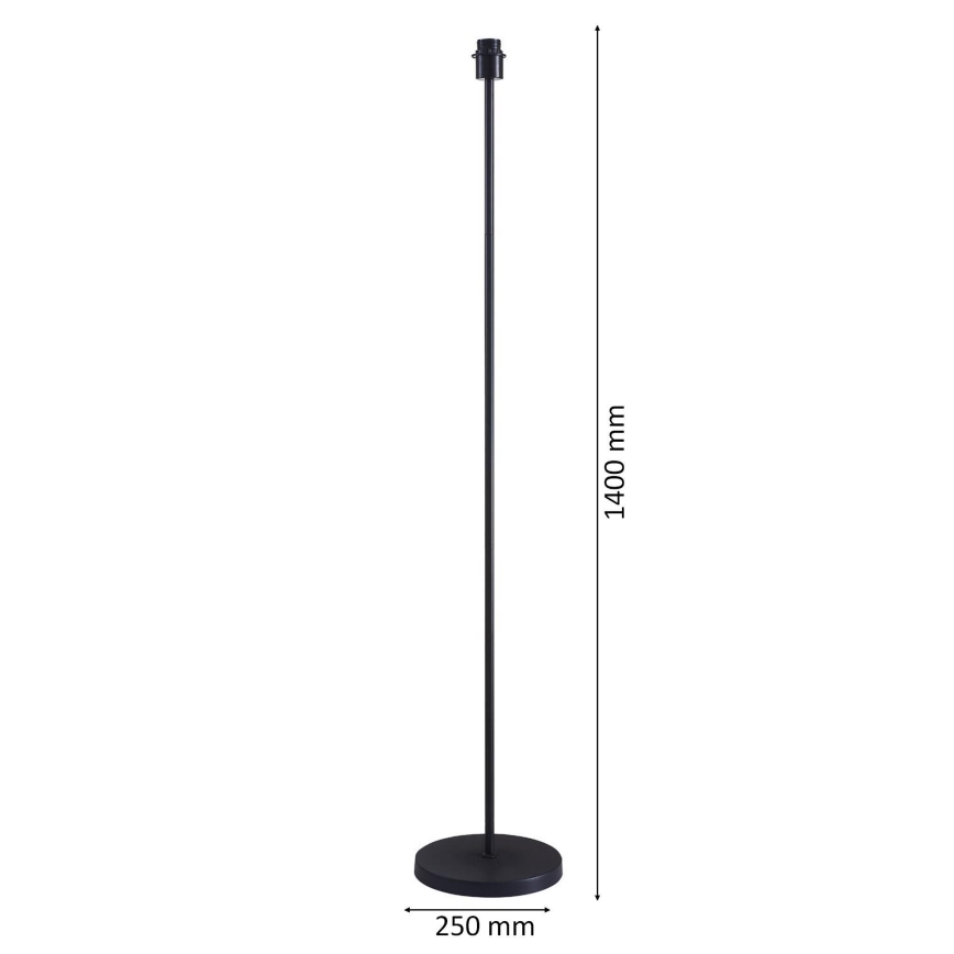 LED подова лампа TUNJA 1xE27/20W/230V диам. 38 см черна/сива