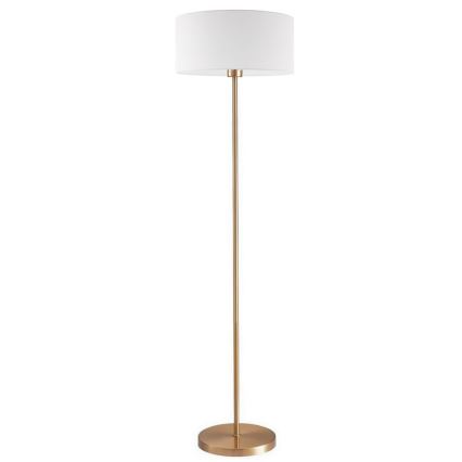 LED Подова лампа TUNJA 1xE27/20W/230V диам. 38 см златиста/бяла