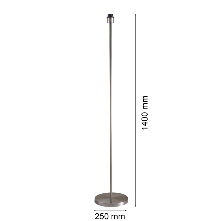 LED подова лампа TUNJA 1xE27/20W/230V диаметър 30 см матов хром/таупе