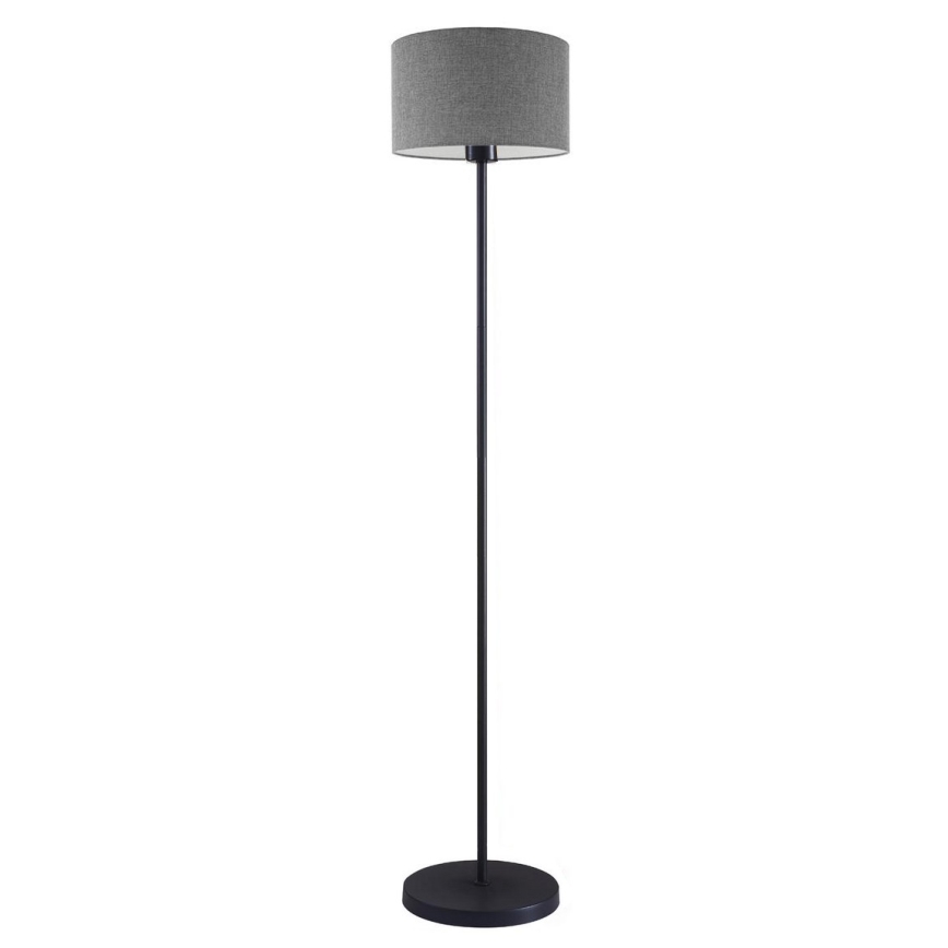 LED подова лампа TUNJA 1xE27/20W/230V, Ø 30 см, черна/сива