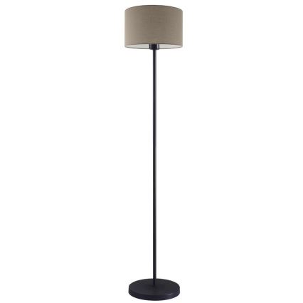 LED подова лампа TUNJA 1xE27/20W/230V Ø 30 см черна/таупе