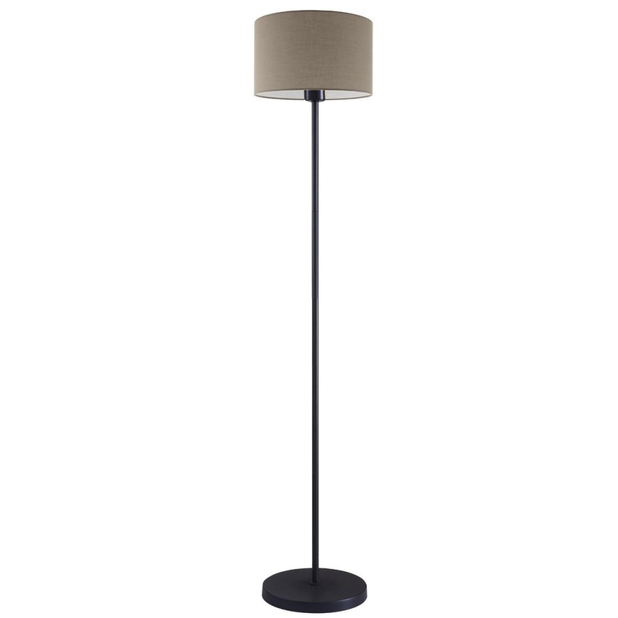 LED подова лампа TUNJA 1xE27/20W/230V Ø 30 см черна/таупе