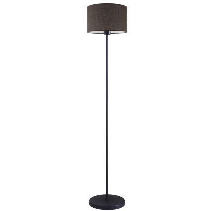 LED подова лампа TUNJA 1xE27/20W/230V Ø 30 см черна/кафява