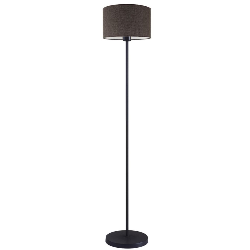 LED подова лампа TUNJA 1xE27/20W/230V Ø 30 см черна/кафява
