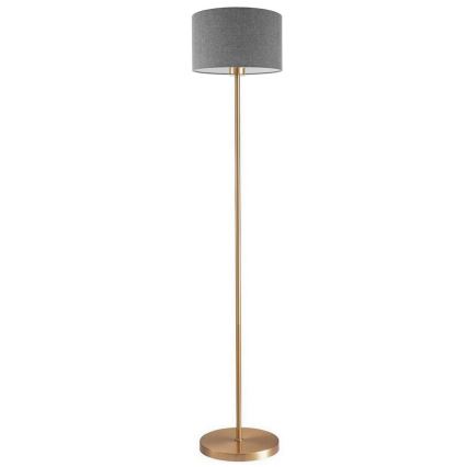 LED подова лампа TUNJA 1xE27/20W/230V Ø 30 см златиста/сива
