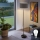 LED подова лампа TUNJA 1xE27/20W/230V Ø 38 см черна/таупе