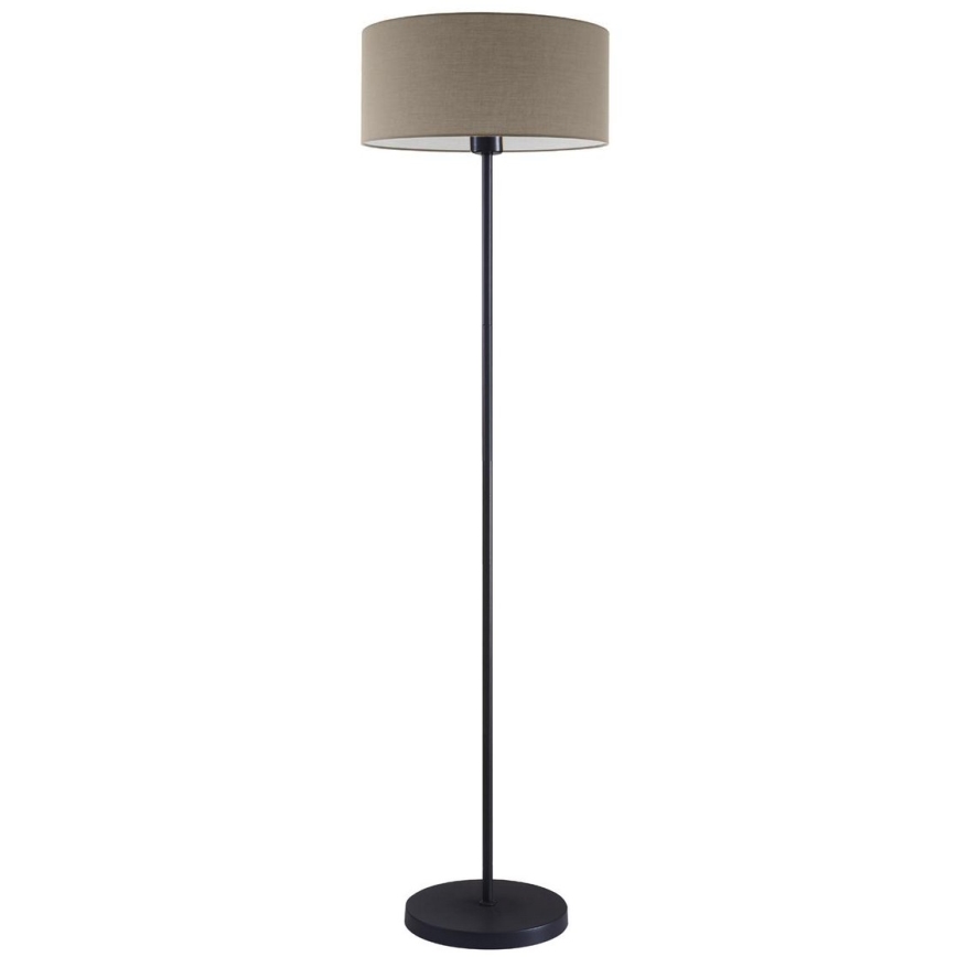 LED подова лампа TUNJA 1xE27/20W/230V Ø 38 см черна/таупе
