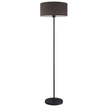 LED подова лампа TUNJA 1xE27/20W/230V Ø 38 см, черна/кафява