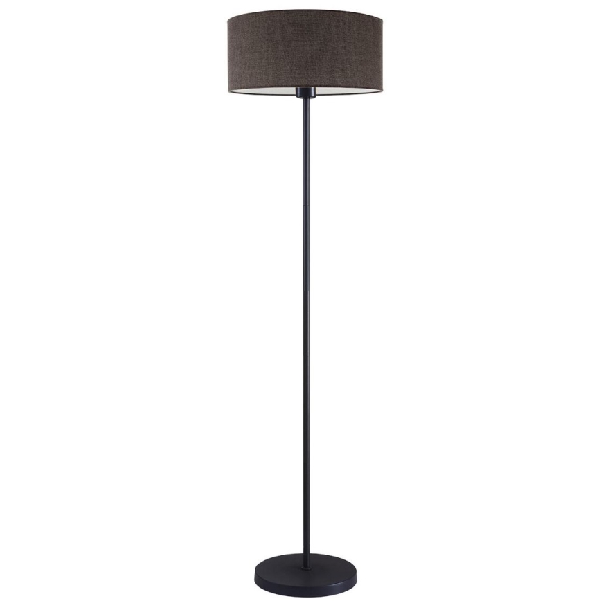 LED подова лампа TUNJA 1xE27/20W/230V Ø 38 см, черна/кафява