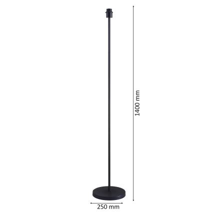 LED подова лампа TUNJA 1xE27/20W/230V Ø 38 см, черна/кафява