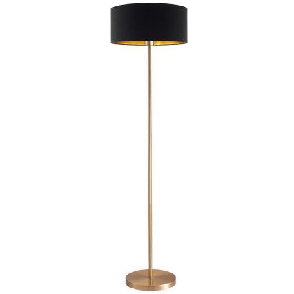 LED подова лампа TUNJA 1xE27/20W/230V Ø 38 см златиста/черна