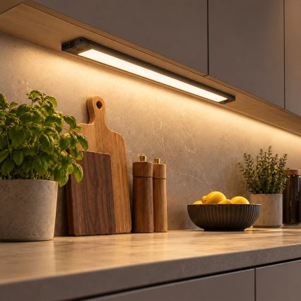 LED осветително тяло за под шкаф LED/18W/230V 2700/3000/4000/5000/5700K 60 cm черно