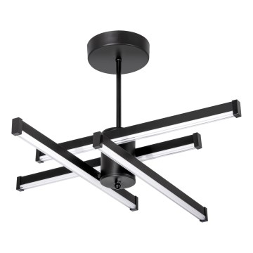 LED Полилей 4xLED/10W/230V 3000-6500K Ø 68 см черен