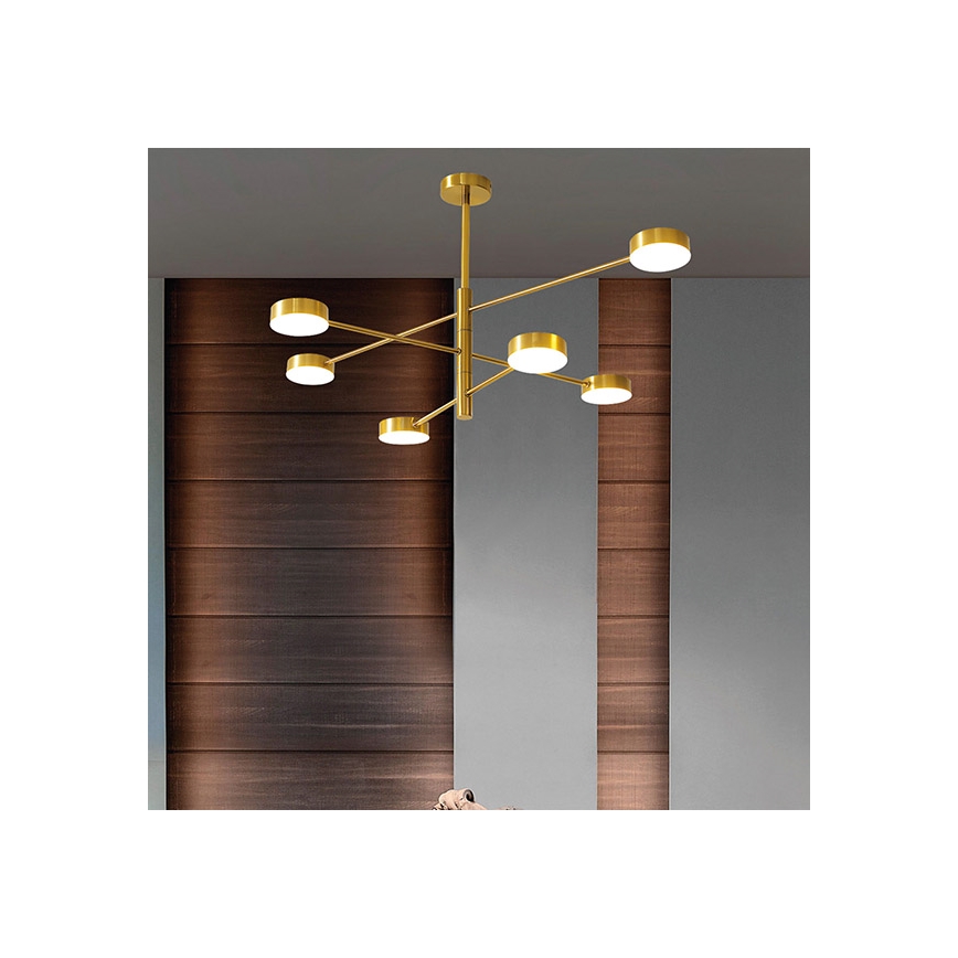 LED Полилей LED/30W/230V 3000K златист