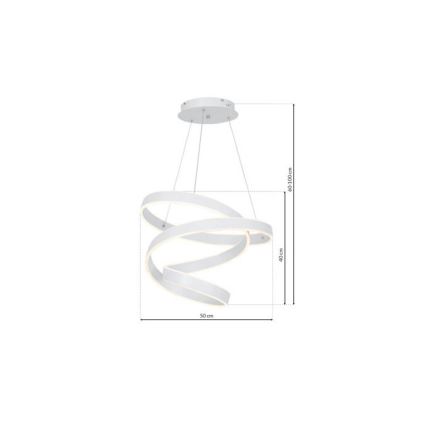 LED Полилей на верижка ANDROMEDA LED/45W/230V