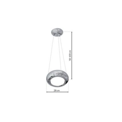 LED Полилей на верижка MERCURIO 1xLED/12W/230V