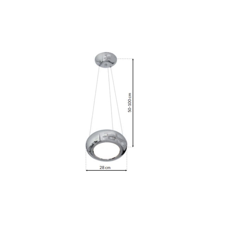 LED Полилей на верижка MERCURIO 1xLED/12W/230V