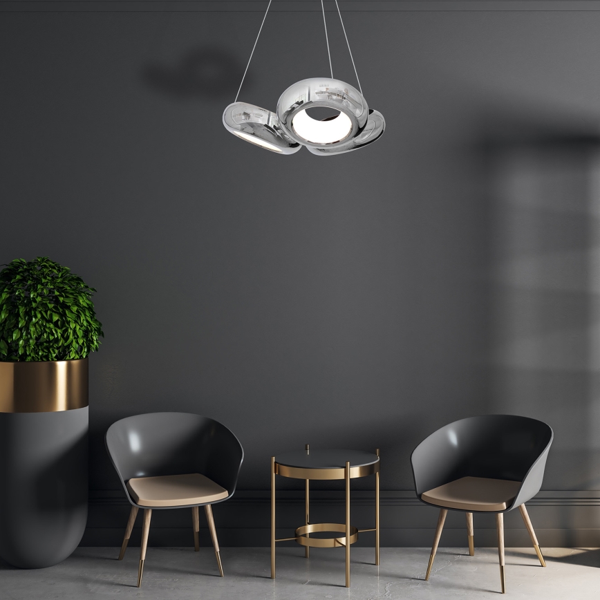 LED Полилей на верижка MERCURIO 3xLED/12W/230V